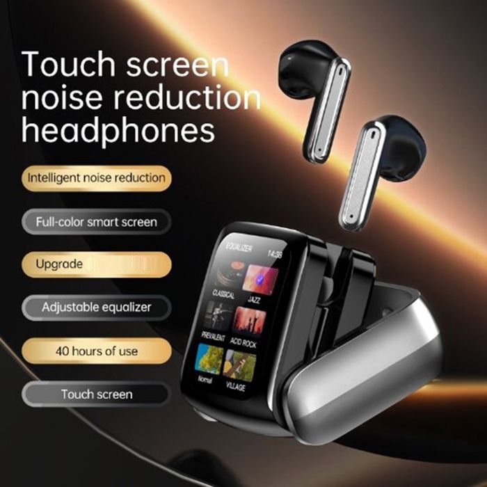 TWS Wireless Earbuds - RNCYN - T71 - Touchscreen - ANC - 3-5 Hours of Battery Life - IPX-5 - In-Ear