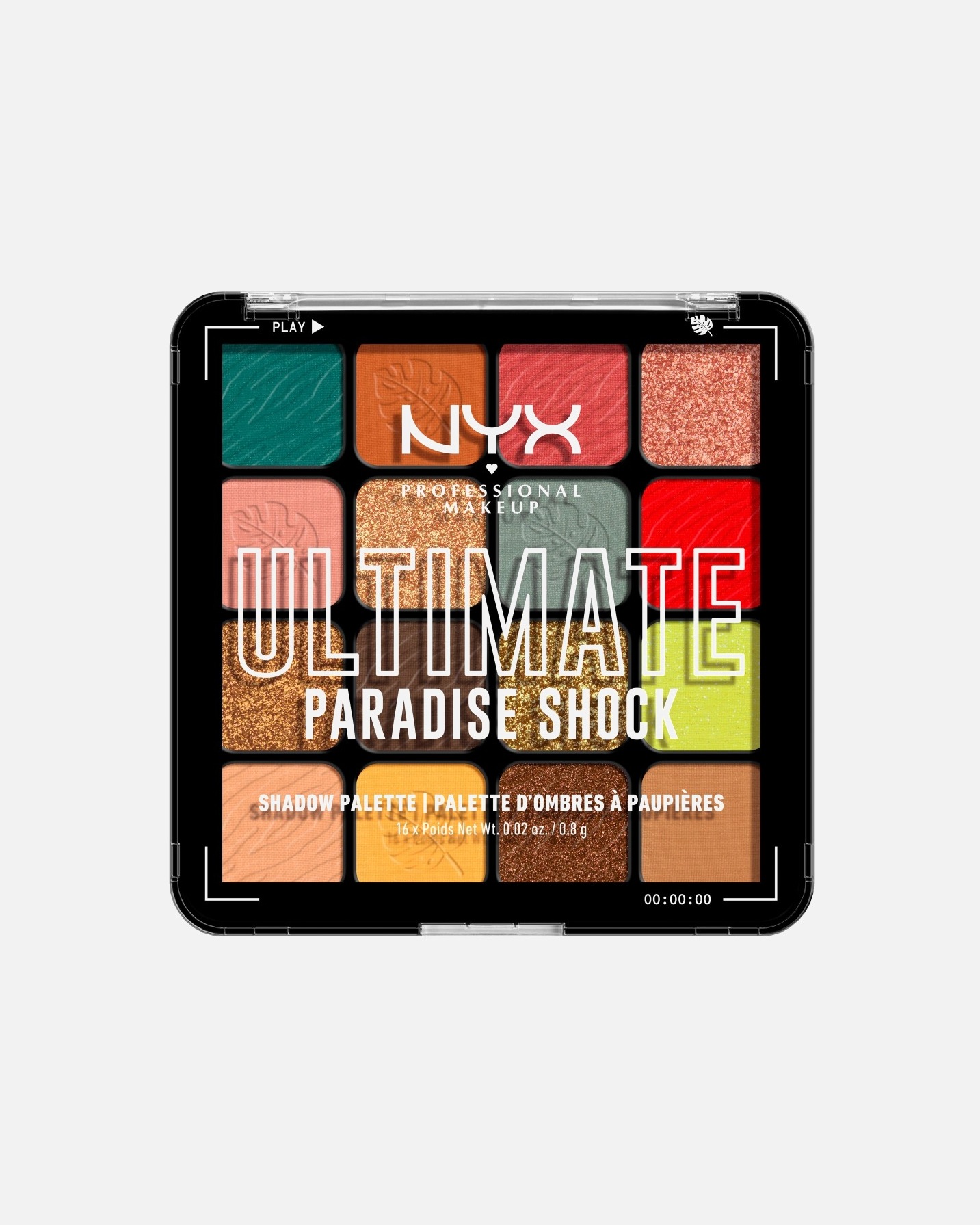 NYX Professional Makeup akių šešėlių paletė – 12,8 g