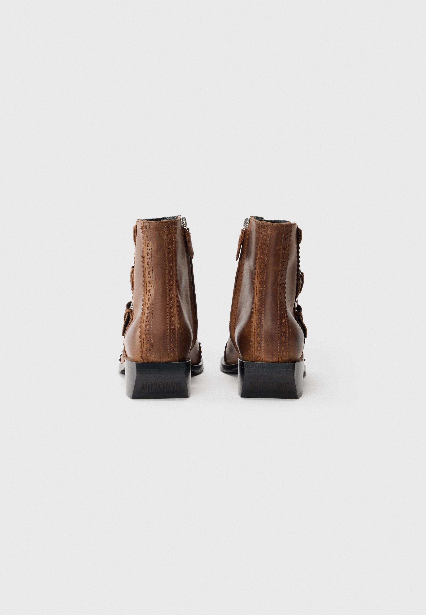 Bottines MOSCHINO style cowboy/motard - noce