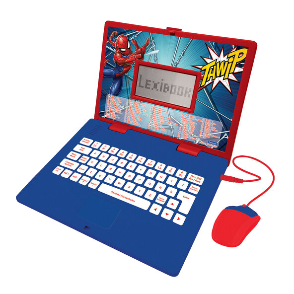 Laptop bilingv Spider-Man pentru învățare