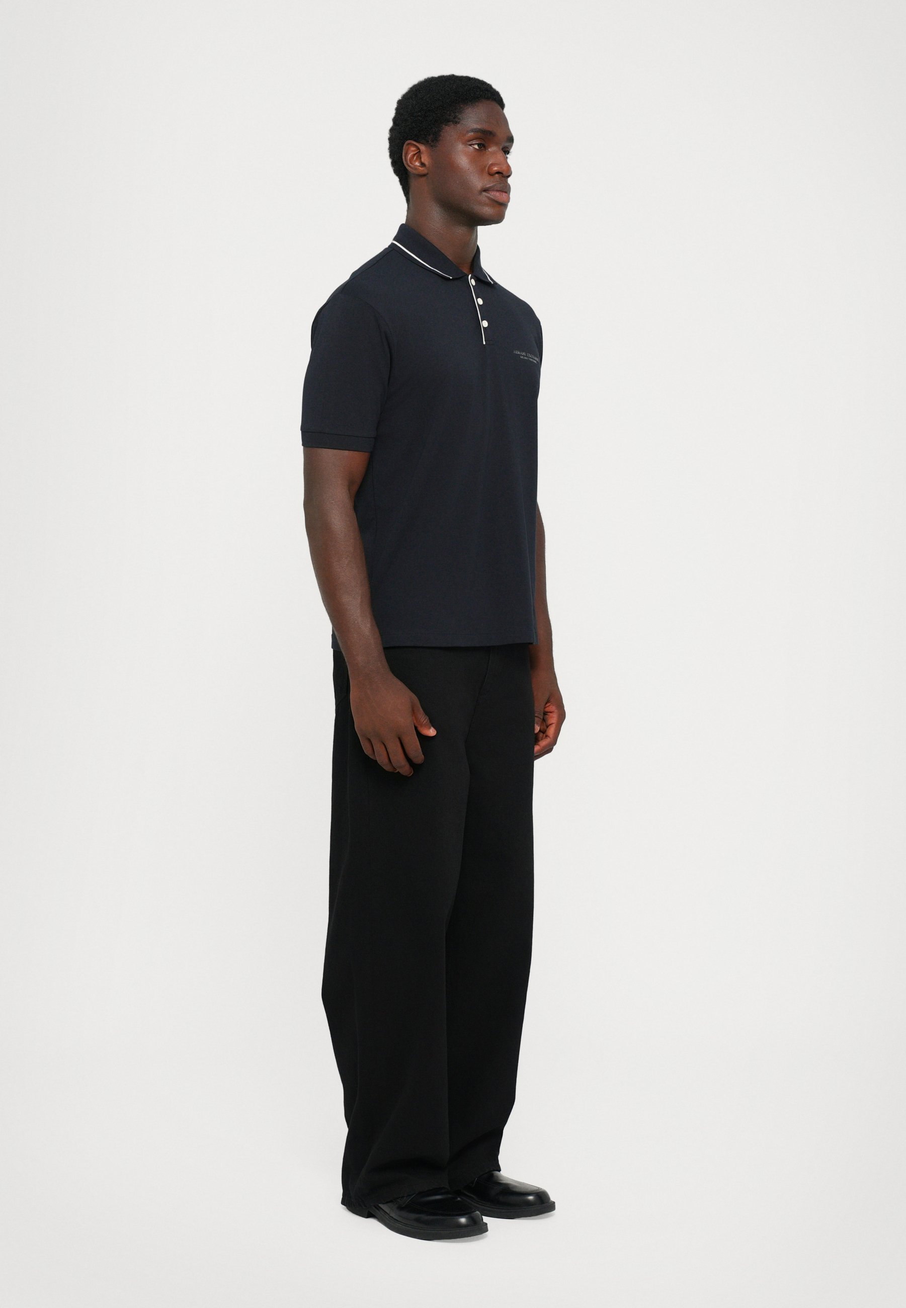 Polo Armani Exchange - bleu marine foncé