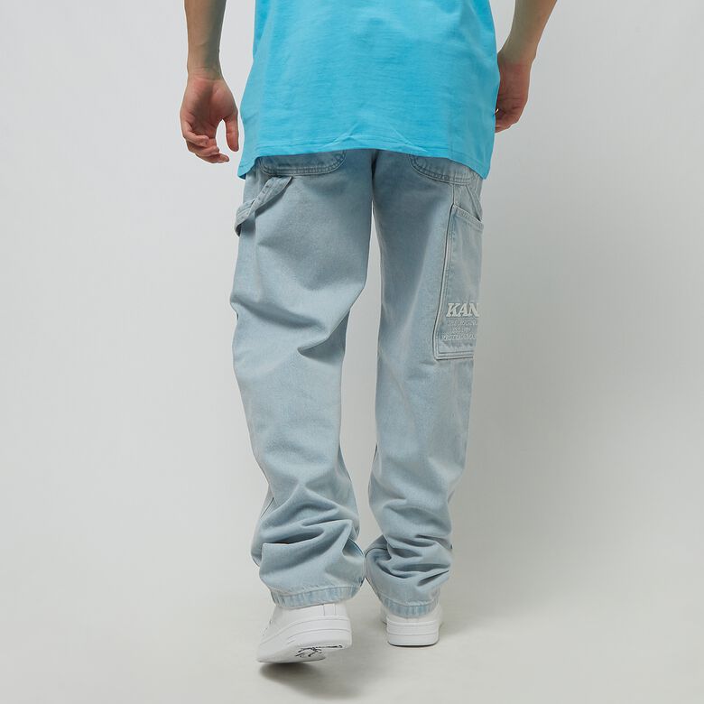 Retro baggy denim voor op het werk
