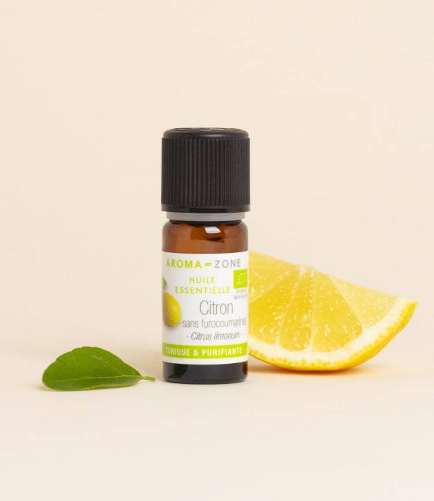 Aceite esencial de limón siciliano orgánico (sin furocumarinas) 10 ml