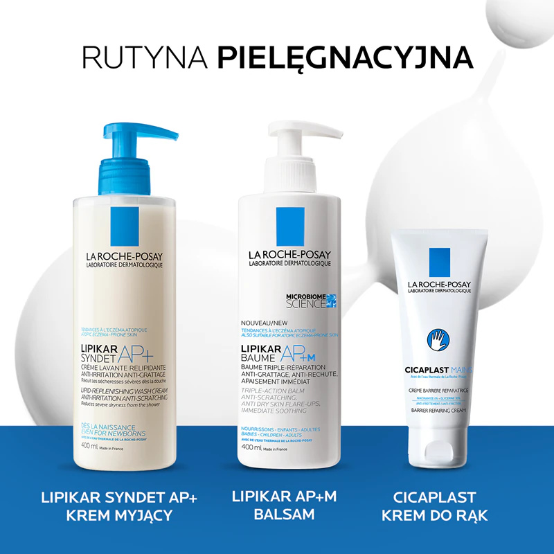 La Roche-Posay Lipikar Syndet AP+ krémový čisticí gel proti podráždění a svědění pokožky