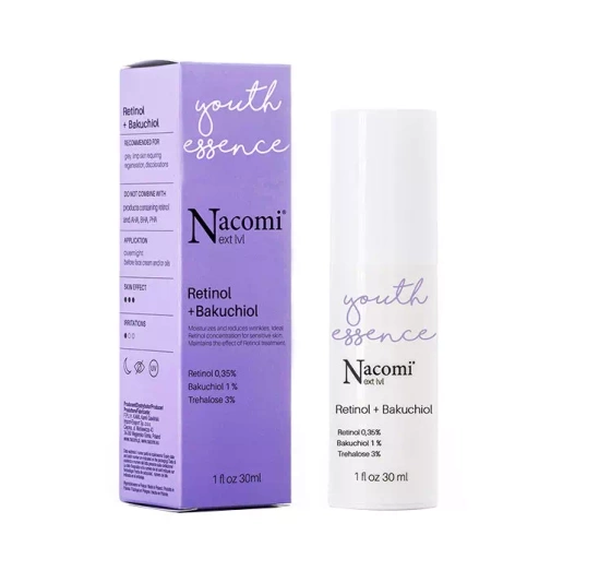 Nacomi Next Level Youth Essence Retinol   Bakuchiol serum do twarzy 30 ml