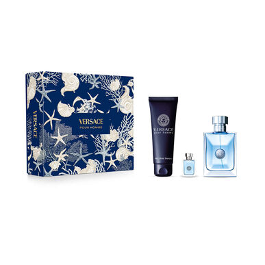 Versace Pack Pour Homme Eau de Toilette Gavesett Parfyme for menn 100 ml 100 ml