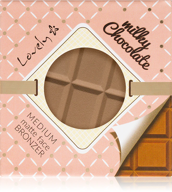 Prachtige melkchocoladekleurige poederbronzer met een matte finish.