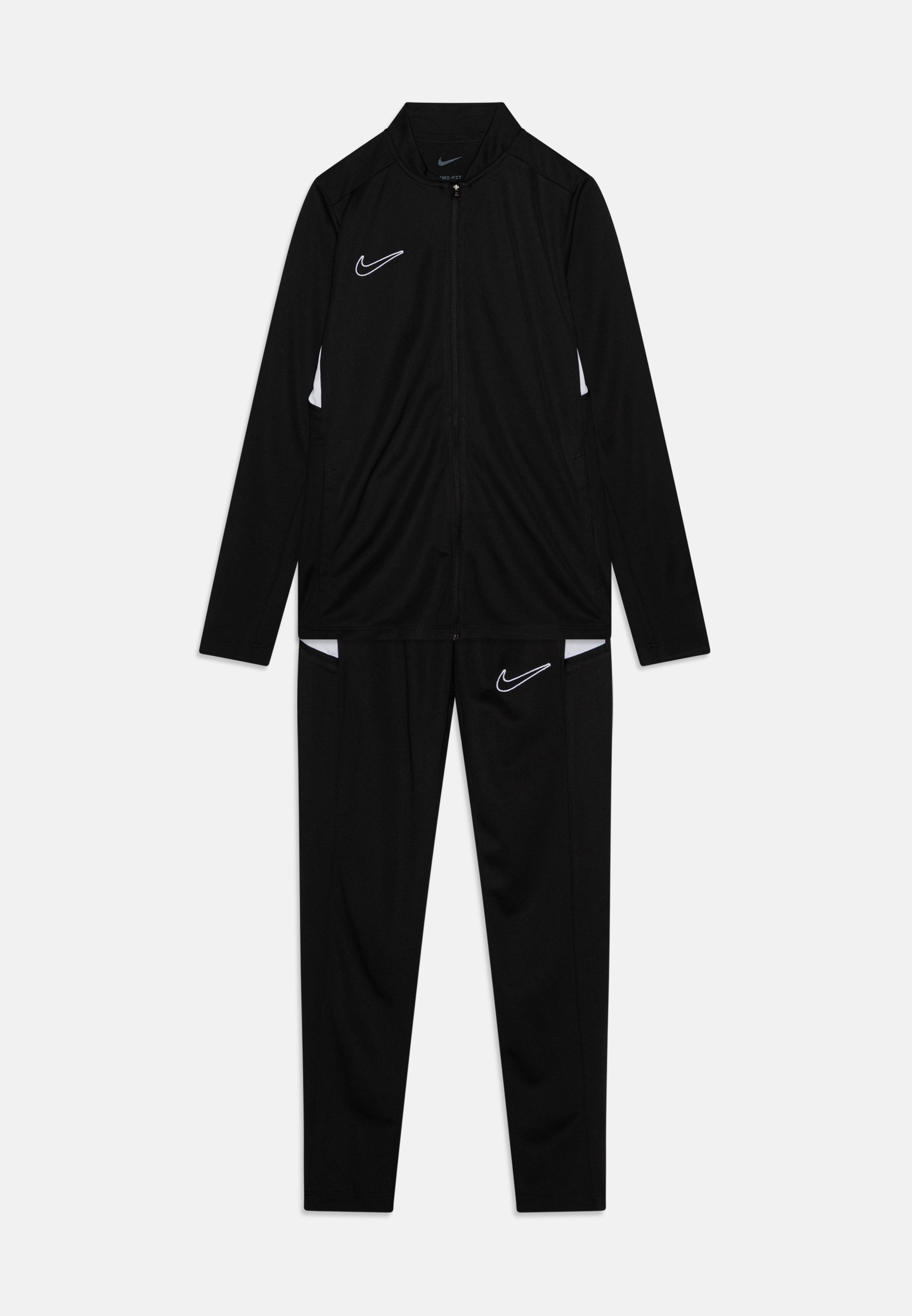 Nike Performance Dry Fit Trainingsanzug Unisex-Set - Trainingsanzug - schwarz/weiß