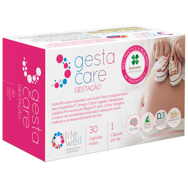 Gestacare Raskaus Foolihapolla ja Omega 3:lla 30 kapselia 30 kapselia