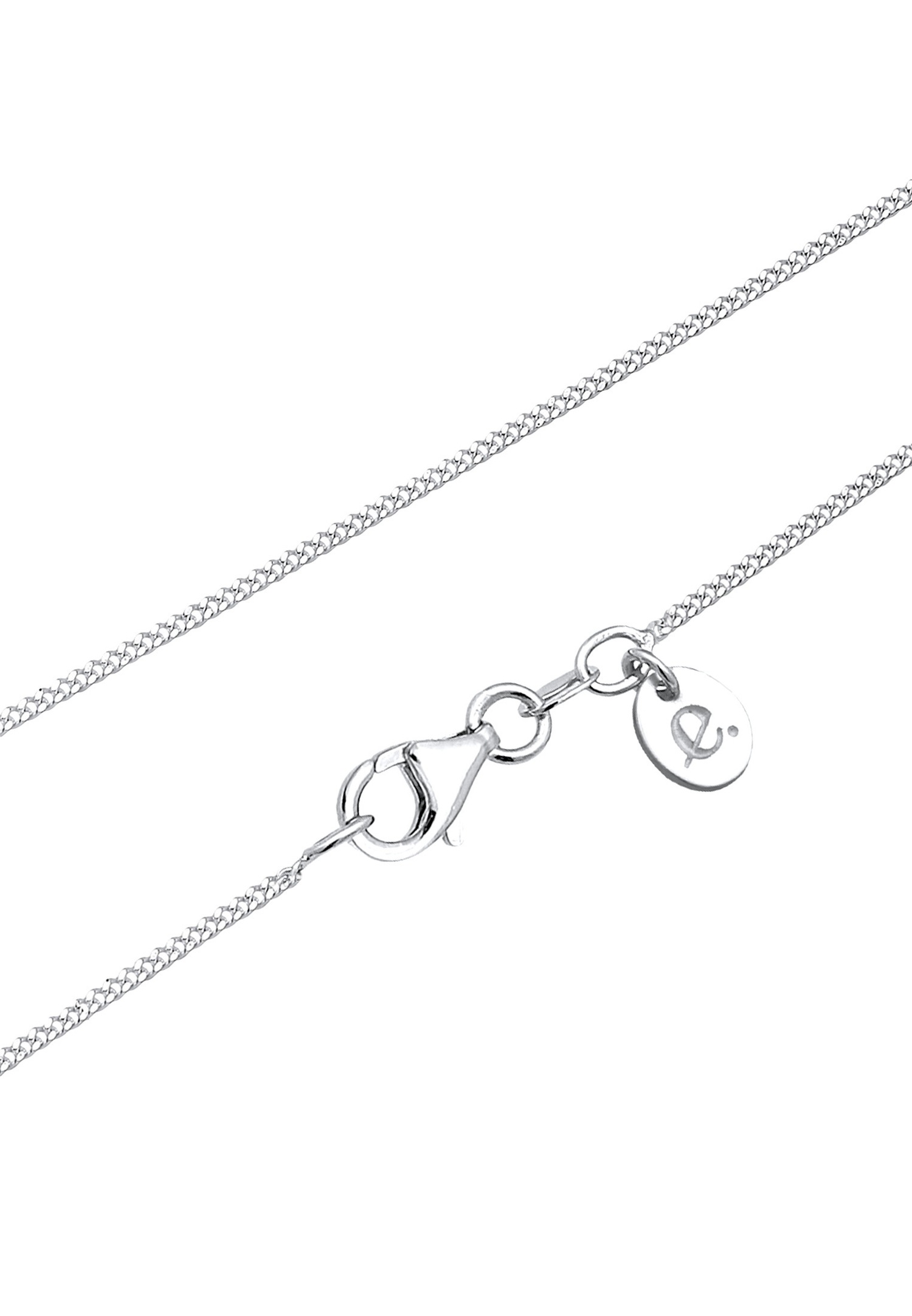 Elli DIAMONDS Femme Pendentif Coeur Amour Diamant (0.03 ct.) - (925/1000) Argent