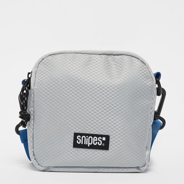 Borsa quadrata con etichetta tessuta e logo base