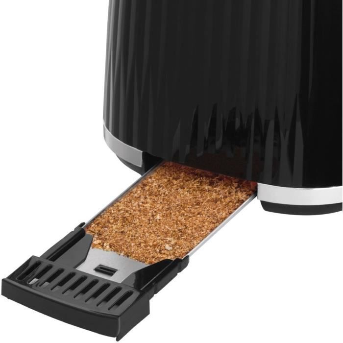 Tostadora - RUSSELL HOBBS - EDEN - 800 W - 2 ranuras - Negra