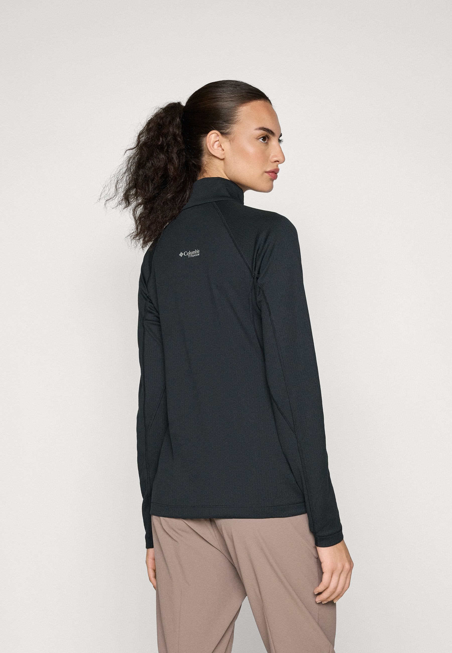Columbia DRIVENTURE™ HALF ZIP - Tričko s dlhým rukávom - čierne