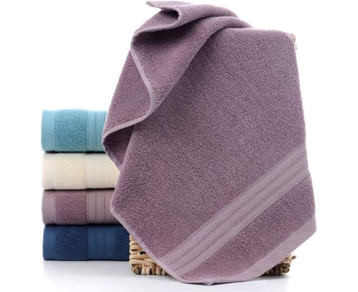 Bath towels - Set of 4 - 100% Cotton - Absorbent - Quick-drying