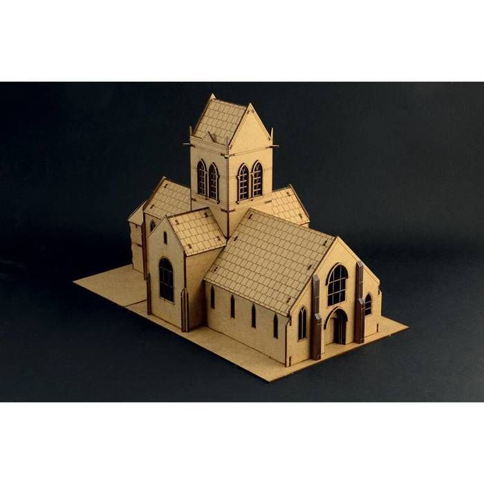 ITALERI - Dioramamodel 6 juni 1944 Luchtaanval op Sainte-mère-église Italeri |6199| 1:72 - Ref: 14076
