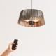 Chauffage suspendu - Create - 1800W - Infrarouge - LED - Télécommande