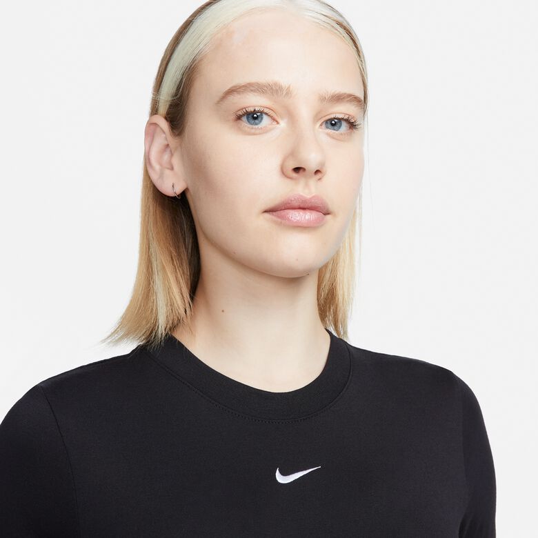 Essentiële slim fit crop top voor sportkleding