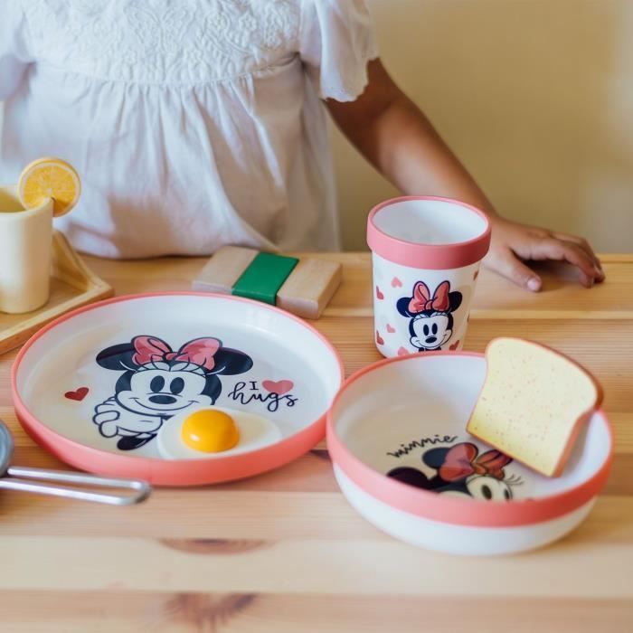 Set per la pappa - THERMOBABY - 3 pezzi - Ciotola, piatto e tazza - Minnie