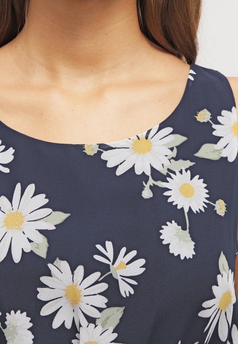 Sukienka dzienna mint&berry - ciemnoniebieska
