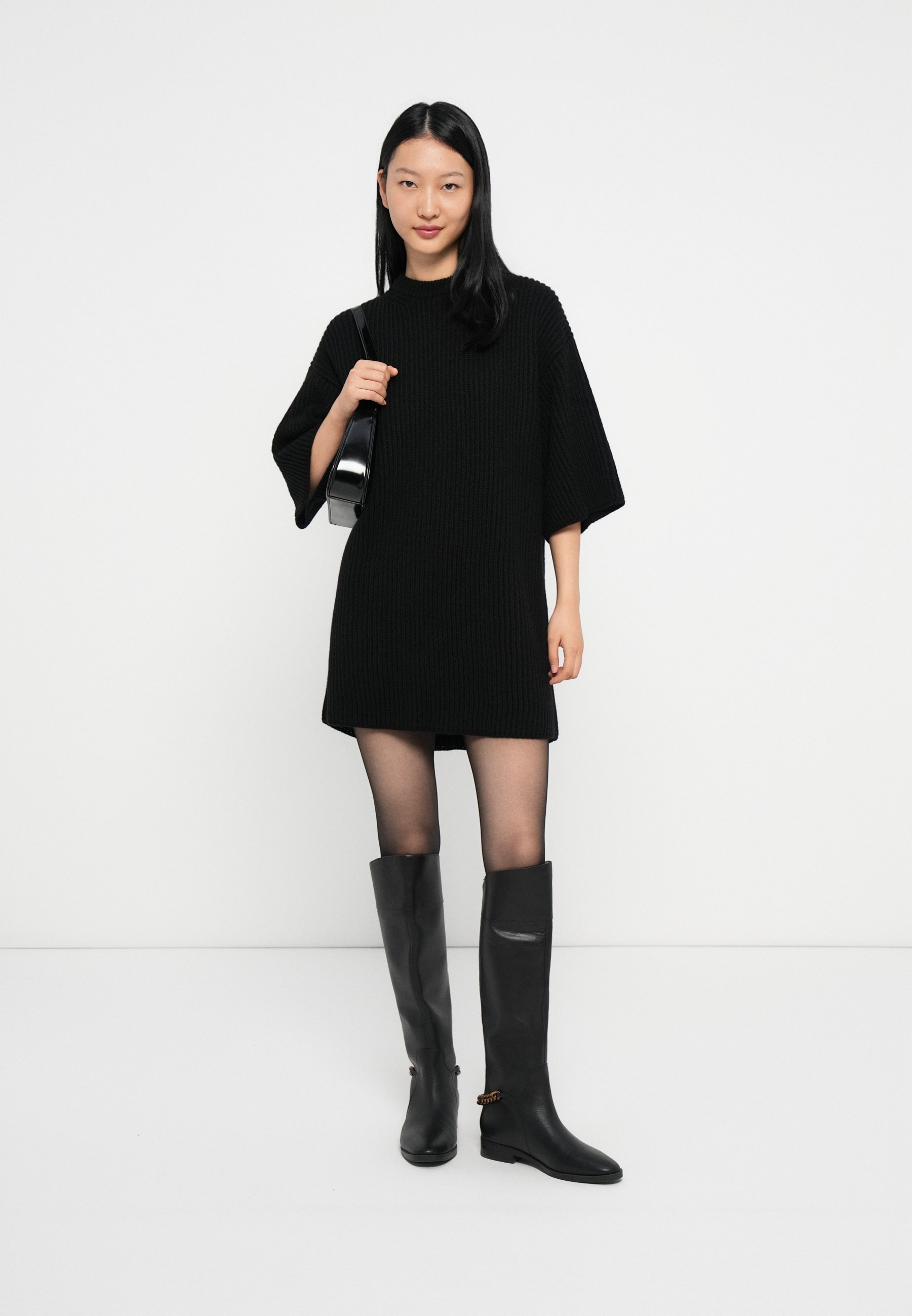 DRYKORN LIMAVA - Robe-salopette - noire