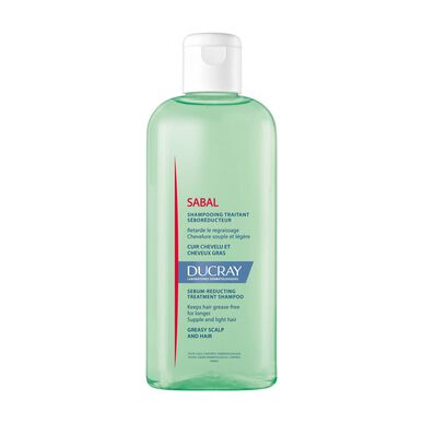 Ducray Sabal Sebum-Reducing Treatment Shampoo, öljyä vähentävä shampoo päänahalle, 200 ml