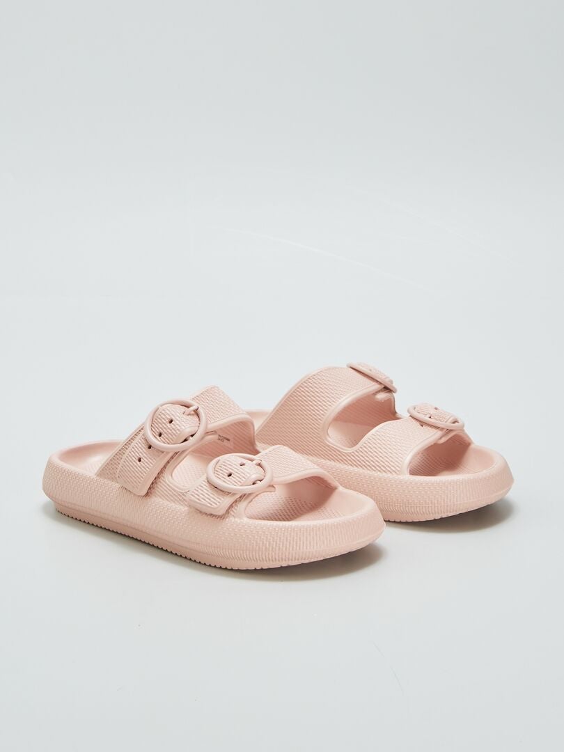 Mules com fivelas - ROSA