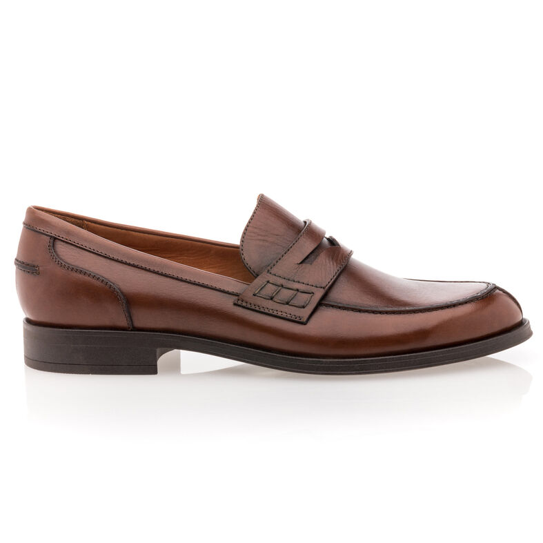 Brune loafers/båtsko til herre