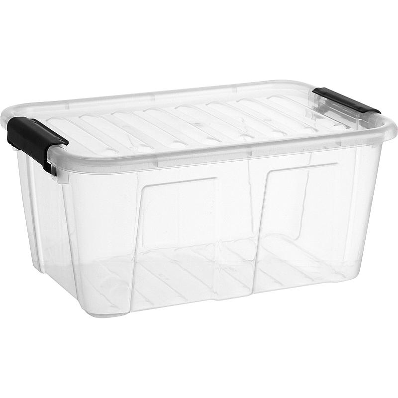 Oppbevaringsboks til hjemmet Oppbevaringsboks med lokk 8 liter L34,5 x B22,5 x H15,8 cm