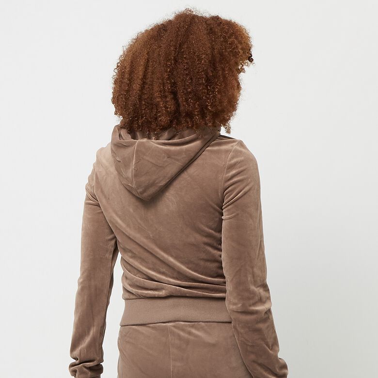 Chest Signature Tight Full Zip Velvet Jacket