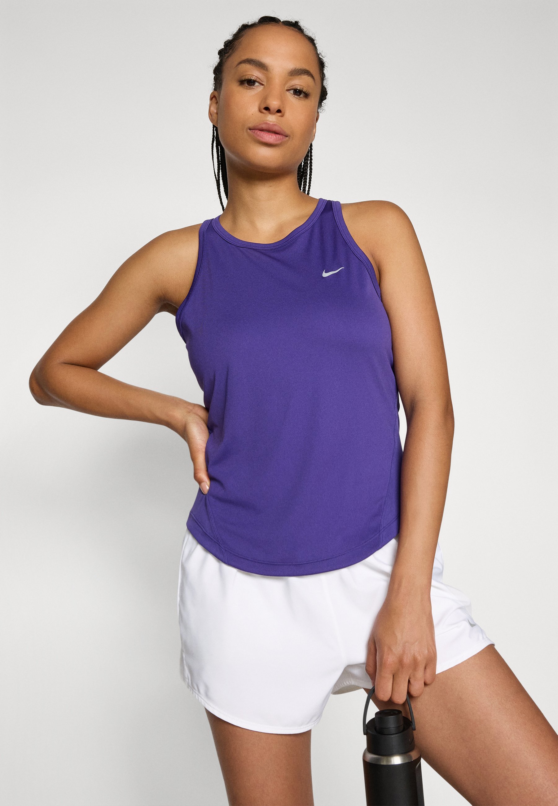 Canotta Nike Performance TEMPO - Parte superiore - viola campo/argento riflettente