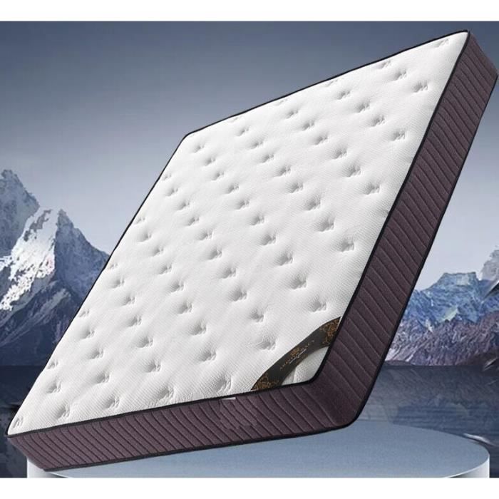 Materasso in memory foam - IZTOSS - 140x200 cm - Spessore 26 cm - 8 zone di comfort - Supporto bilanciato