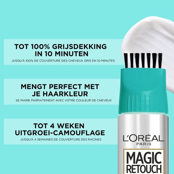 L'Oréal Paris Magic Retouch 4 srednje rjava permanentna barva za lase