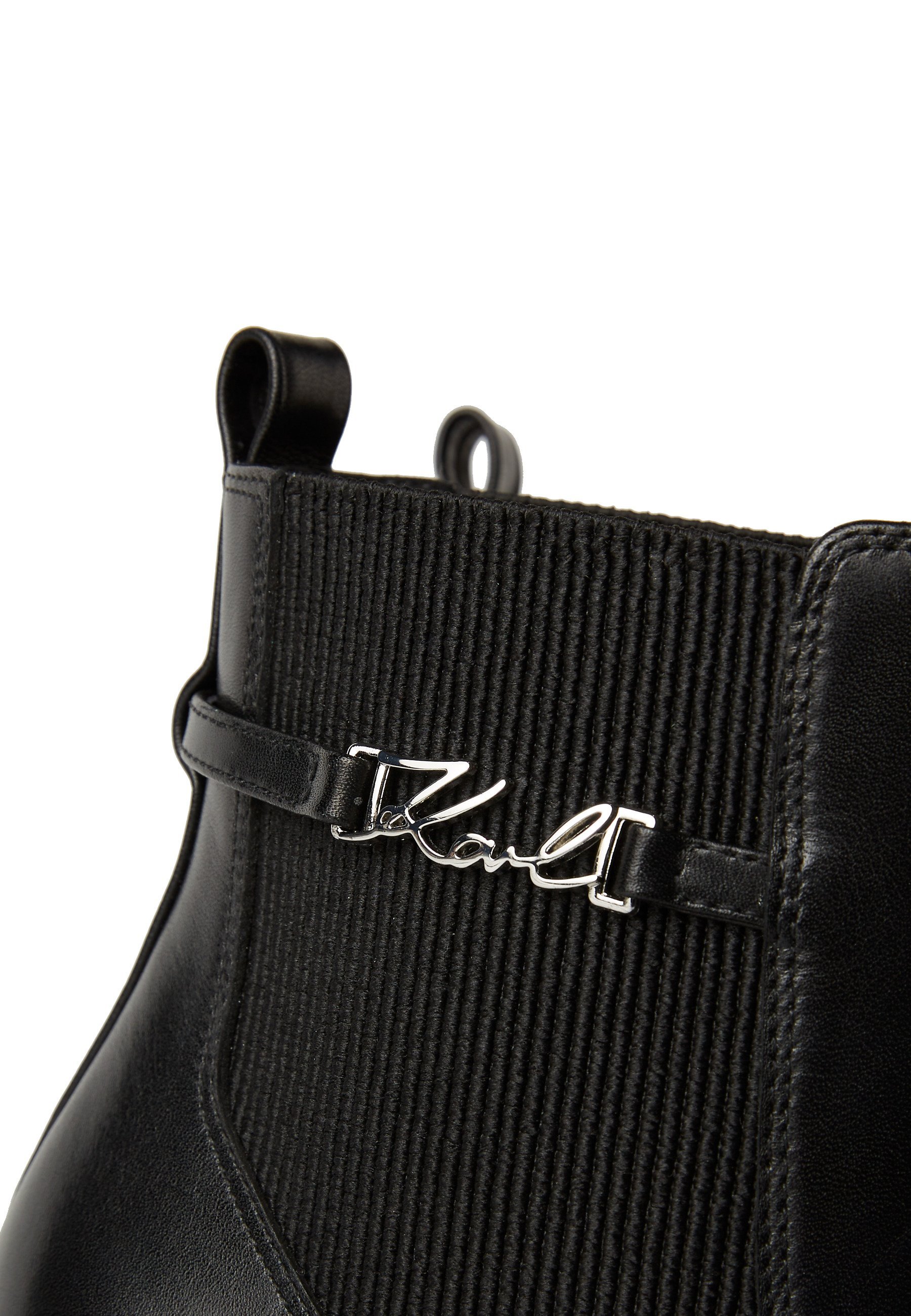 KARL LAGERFELD ASTRA NOVA GORE  - High heeled ankle boots - black lthr