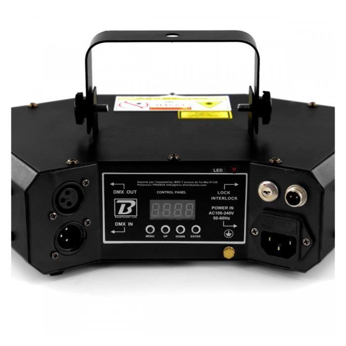 BoomTone DJ Six Eyes RGB LASER multi-point and gobo