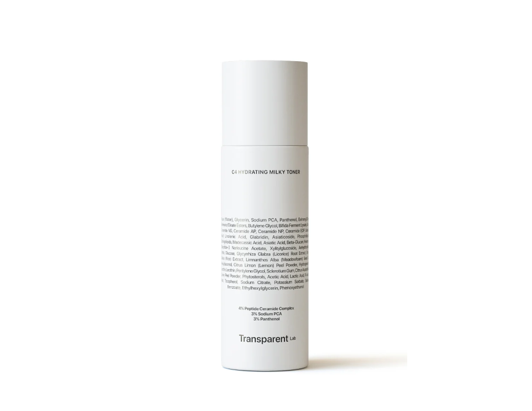 Loțiune tonică hidratantă Transparent Lab C4 Milky
