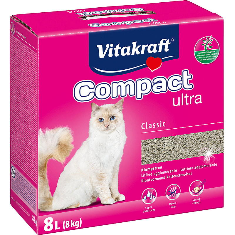Vitakraft Kattsand 8 kg Compact Ultra Vitakraft