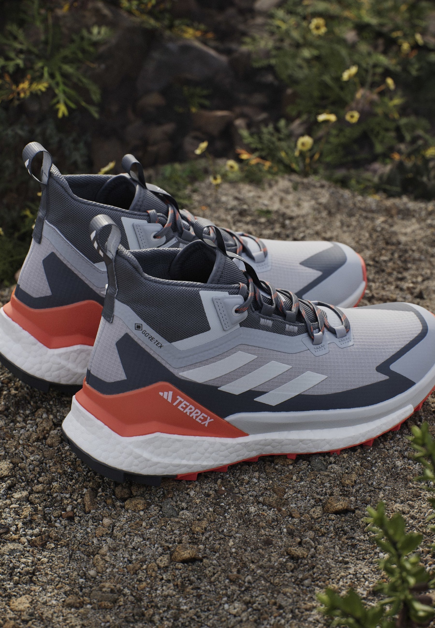 Adidas Terrex FREE - Scarpe da trekking - grigio due grigio uno grigio cinque