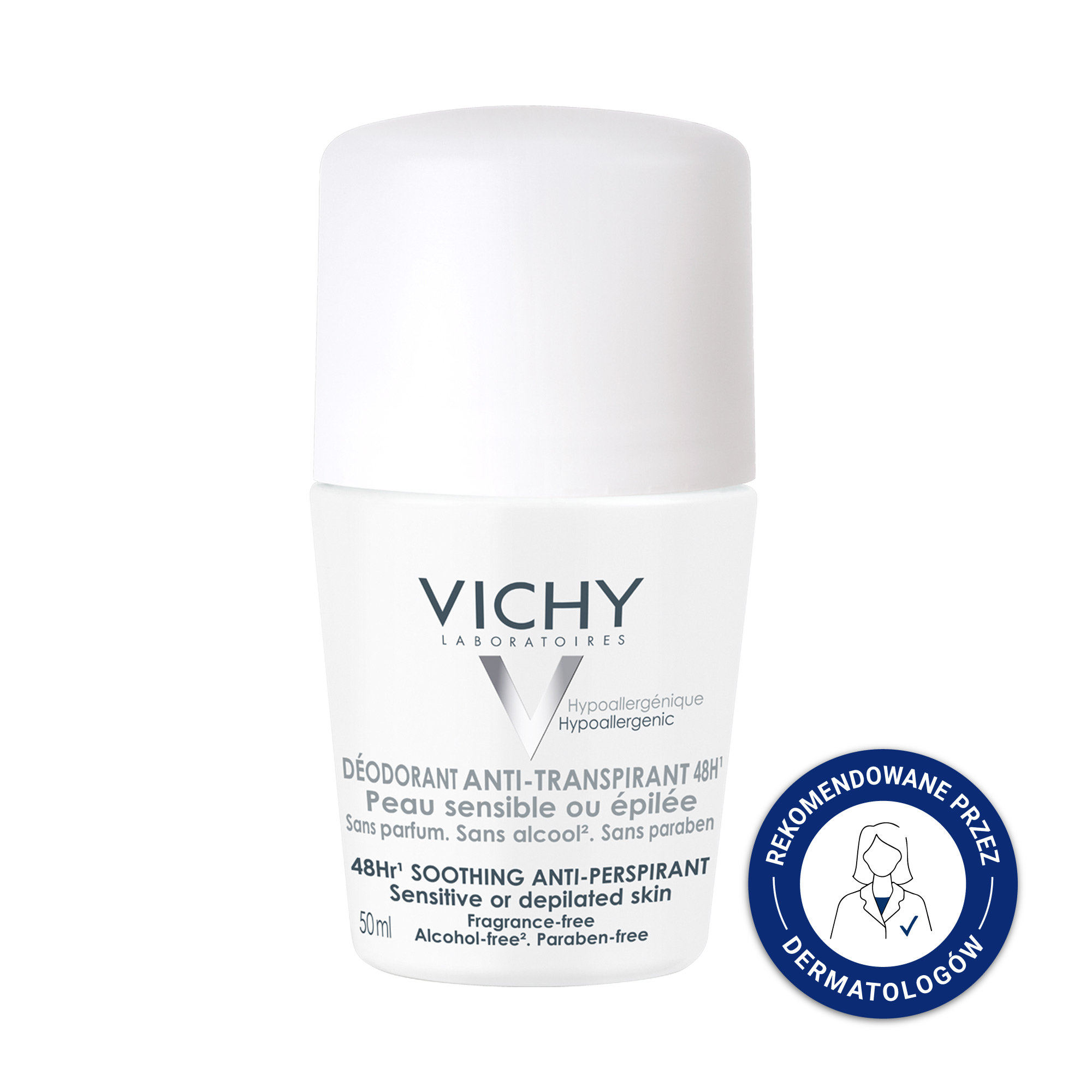 Deodorant roll-on Vichy pentru femei 50 ml