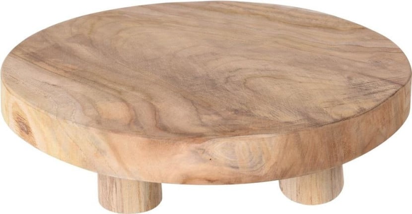 Podstawka drewniana pod doniczkę, okrągła, Ø 30 cm