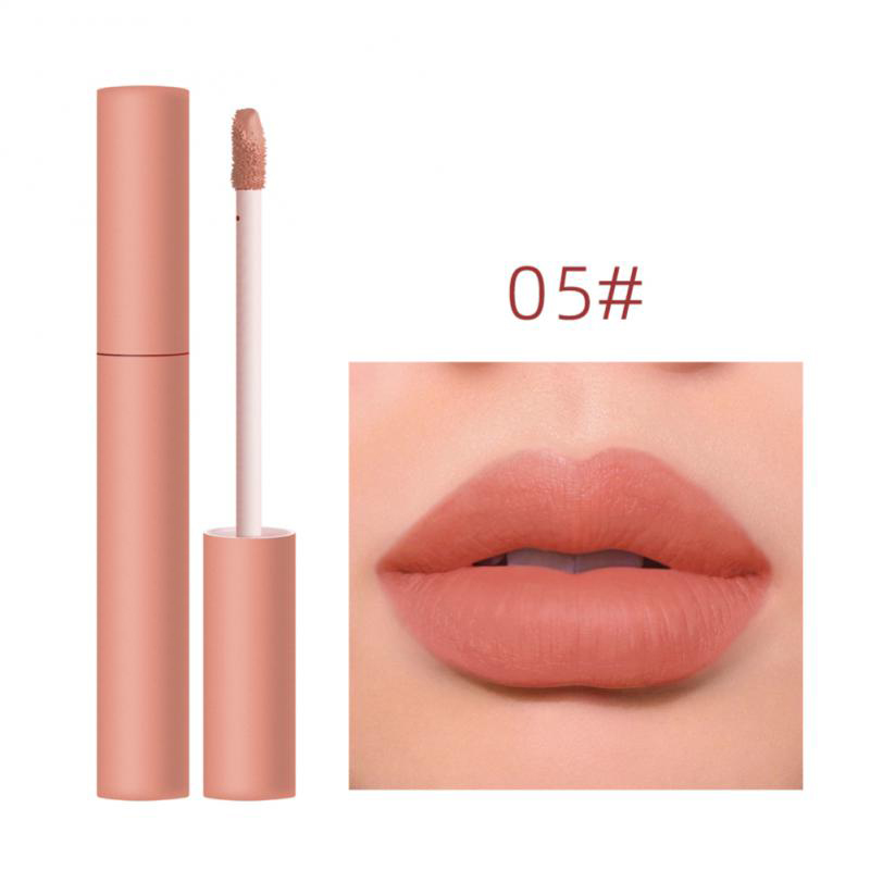 Gloss mat velours 12 couleurs, sans traces, longue tenue et waterproof, pour les lèvres. Maquillage cosmétique pour femmes TSLM1