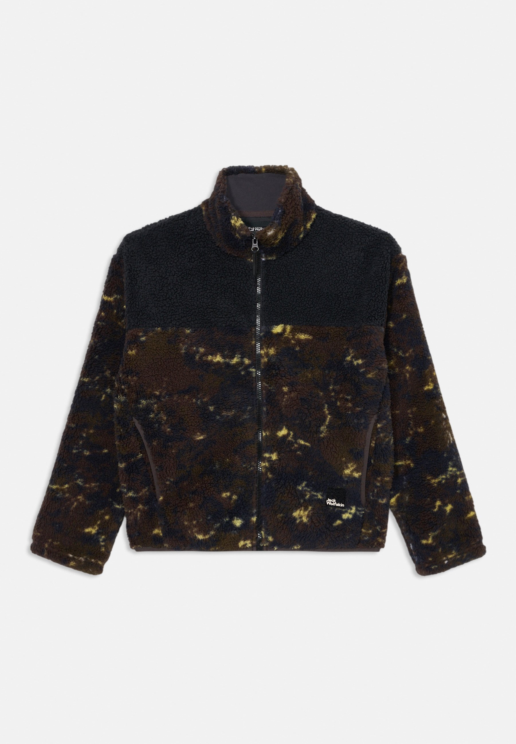 Giacca in pile Jack Wolfskin TEEN UNISEX - torba di lichene