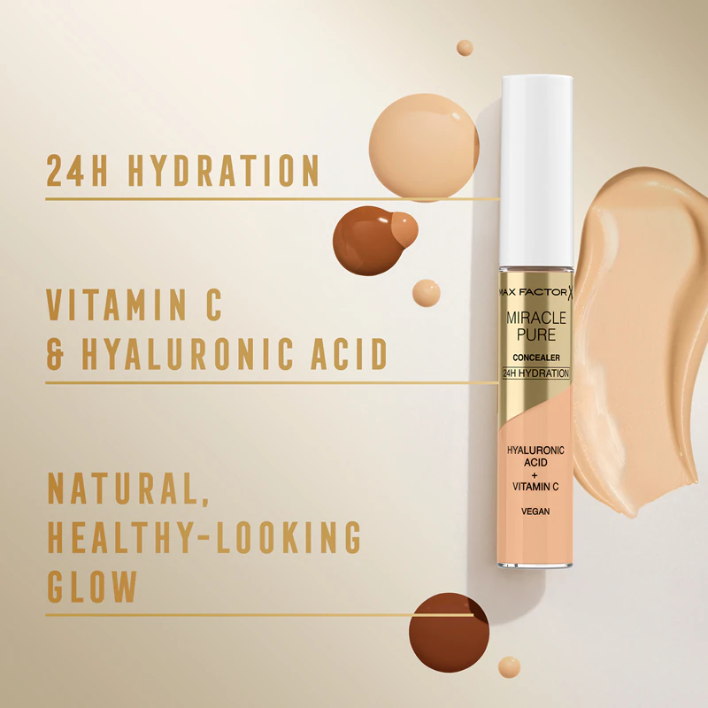 Corretivo Líquido Hidratante Miracle Pure Skin da Max Factor
