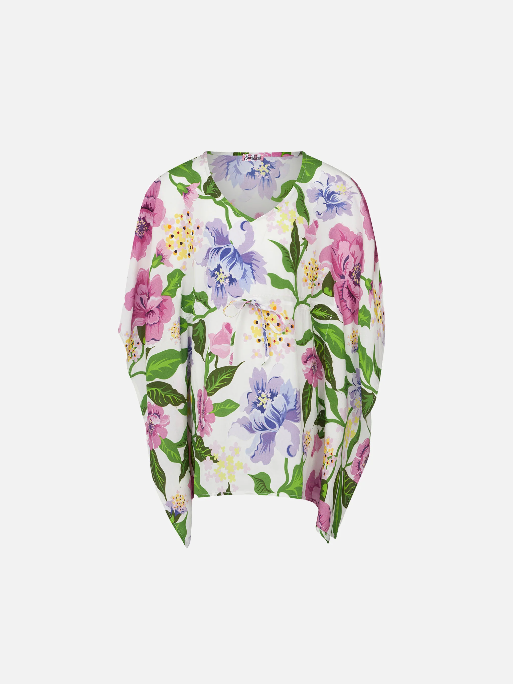 Meisjeskaftan met bloemenprint