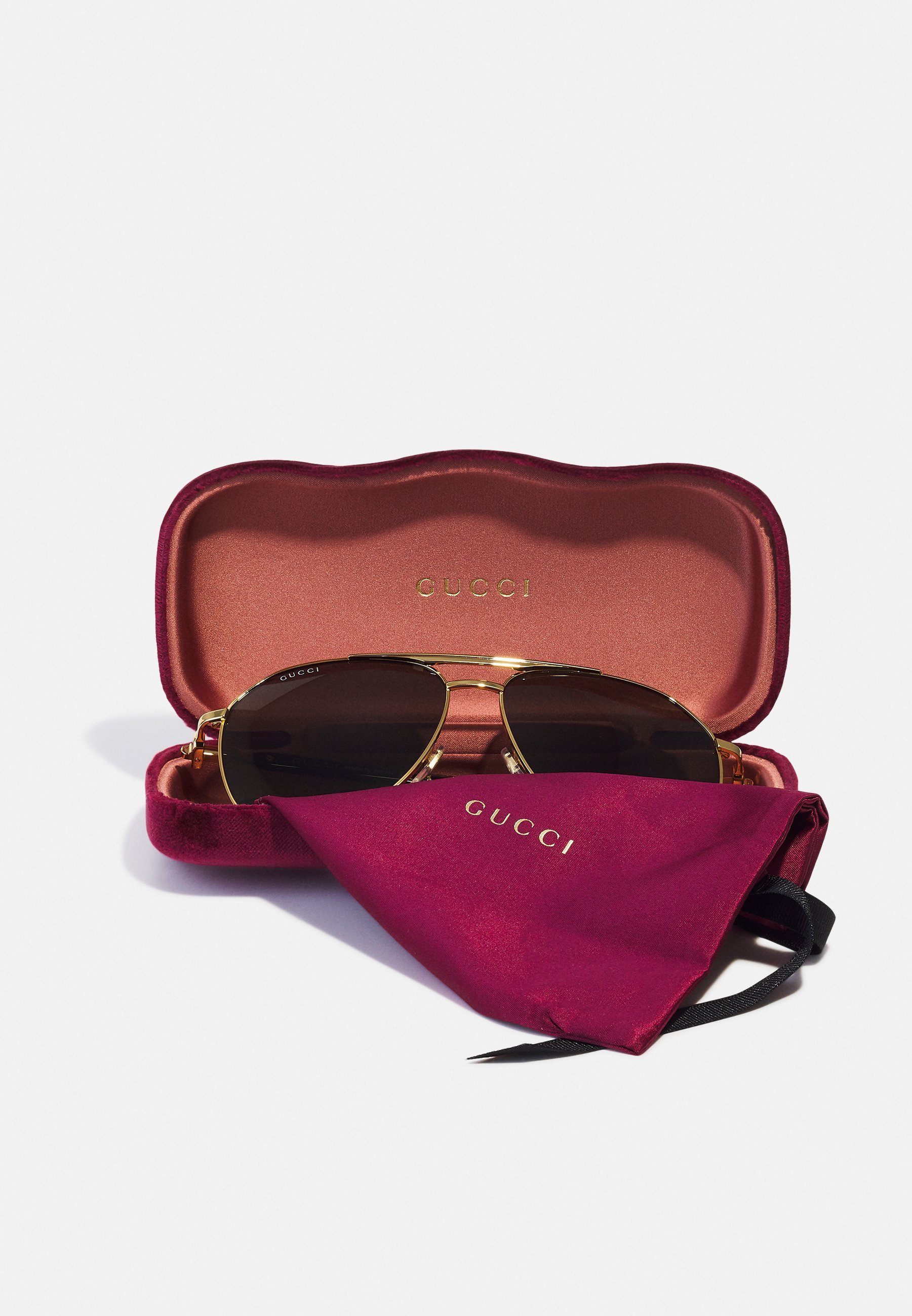 Occhiali da sole Gucci - oro/grigio