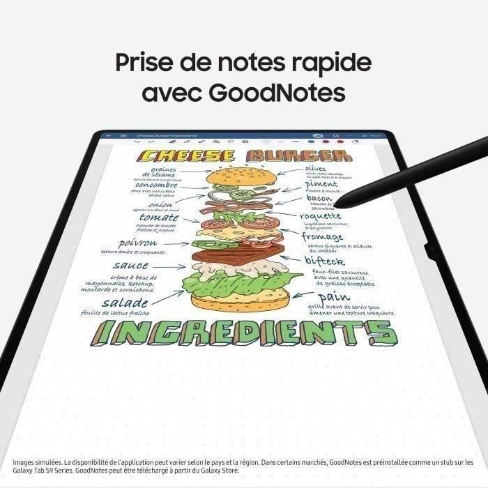 Tablette Tactile SAMSUNG Galaxy Tab S9+ 12,4