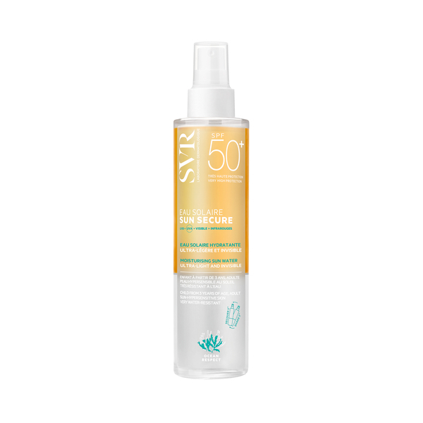 SVR SUN SECURE SPF 50+ sprej na obličej a tělo Oleo-Water, 200ml