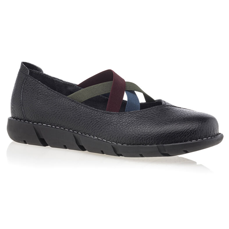Bailarinas negras para mujer / Zapatos tipo Mary Jane
