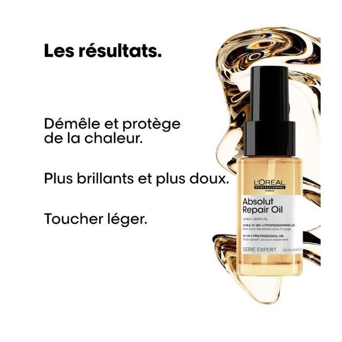 Huile 10-en-1 Absolut Repair L'Oréal Professionnel 30ML
