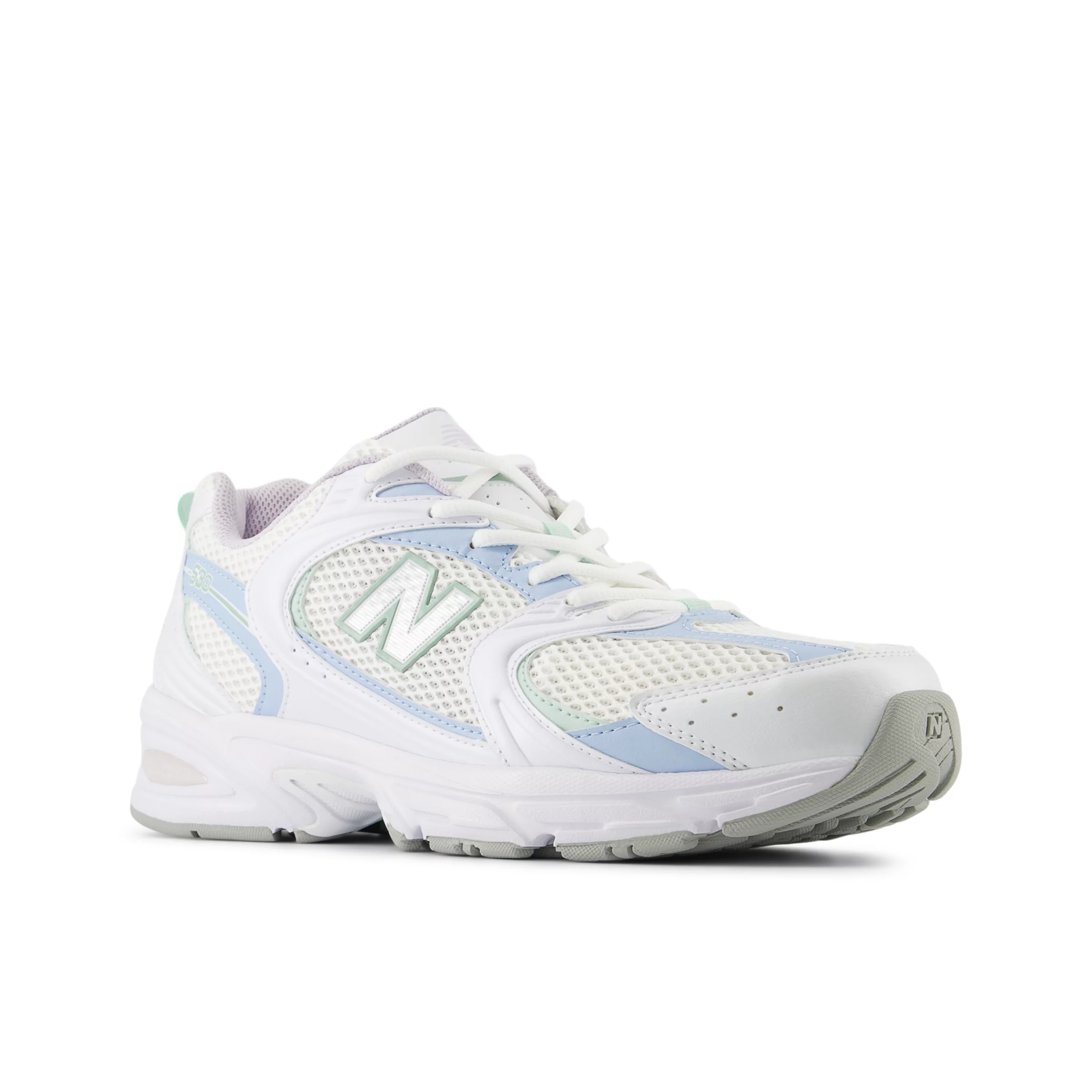 530 White con light chrome blue e clay ash