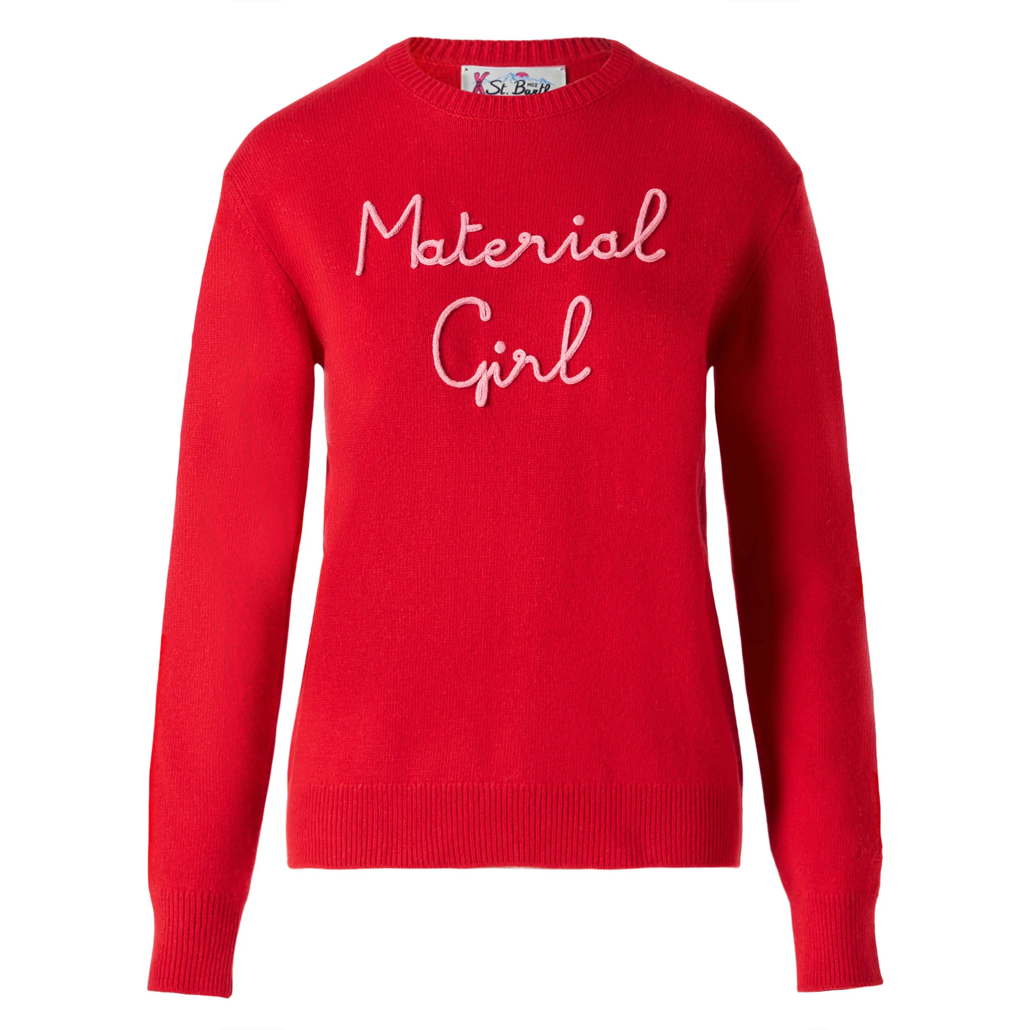 Maglione da donna con ricamo Material girl | EDIZIONE SPECIALE DI NIKI